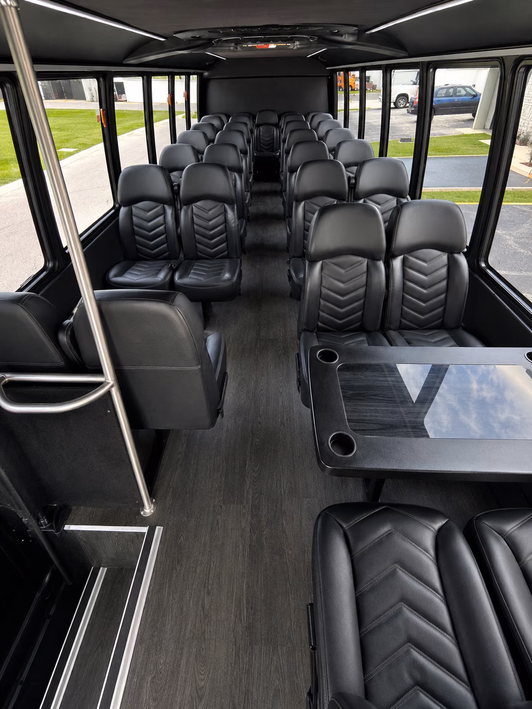 federal way 18 passenger minibus inside