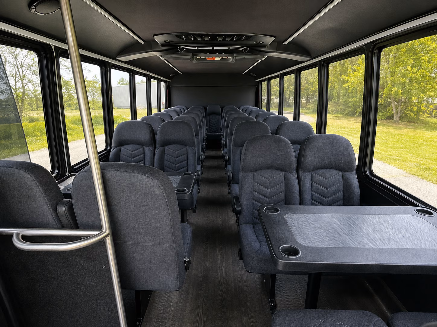 federal way 18 passenger minibus interior