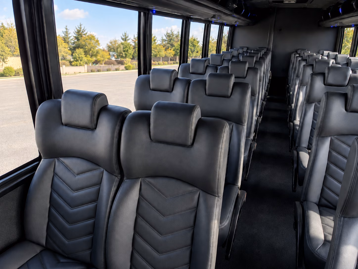 federal way 20 passenger minibus interior