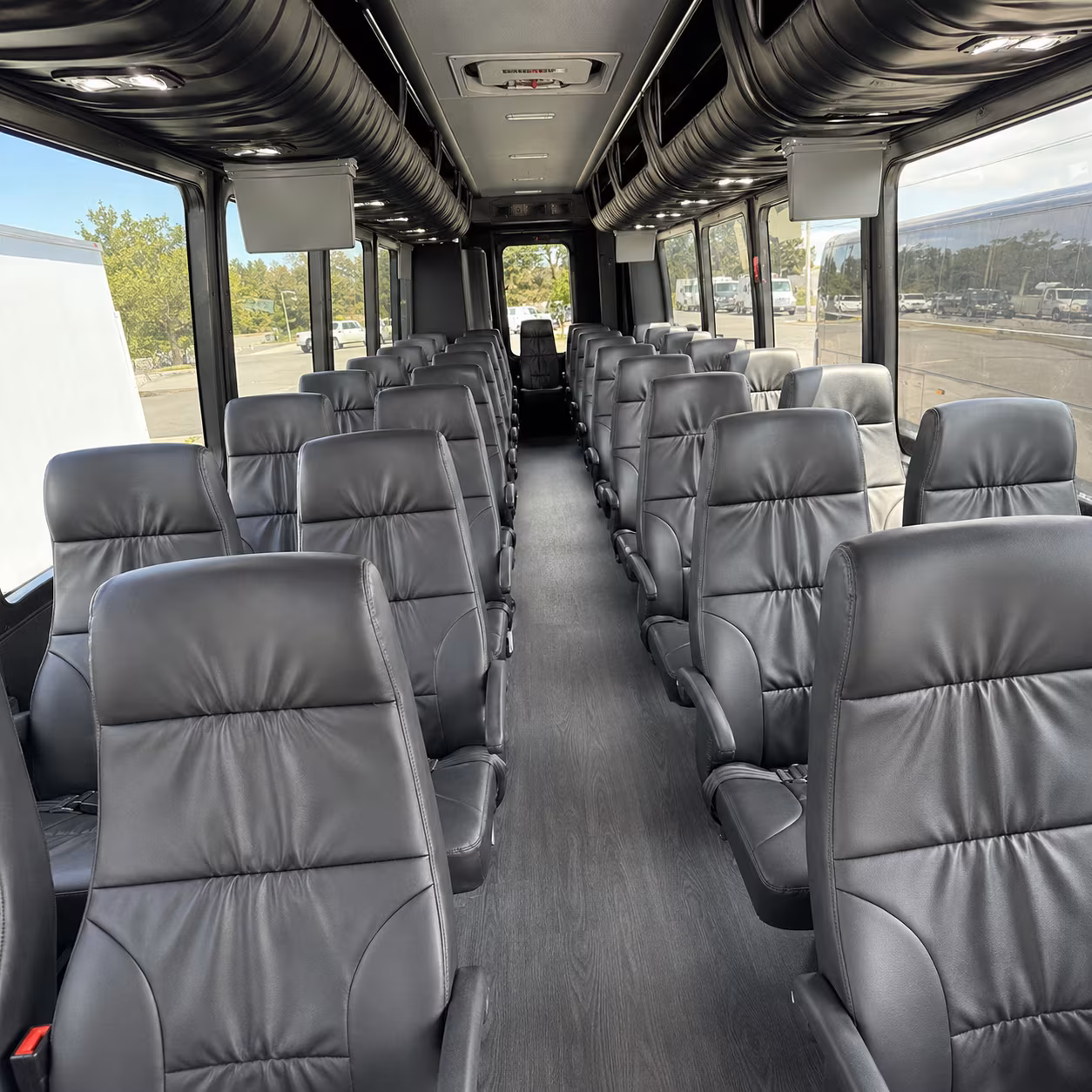 federal way 25 passenger minibus inside