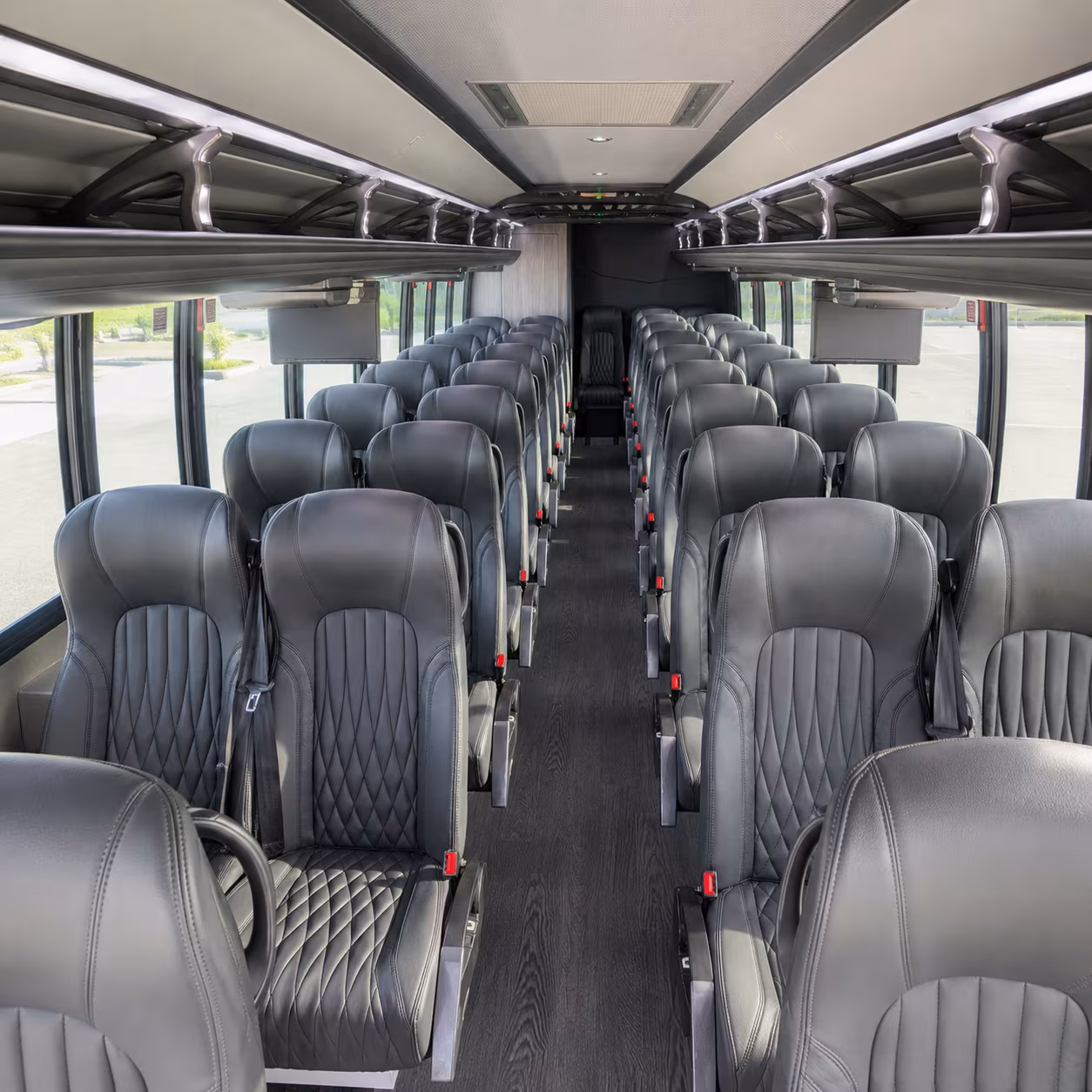 federal way 28 passenger minibus interior
