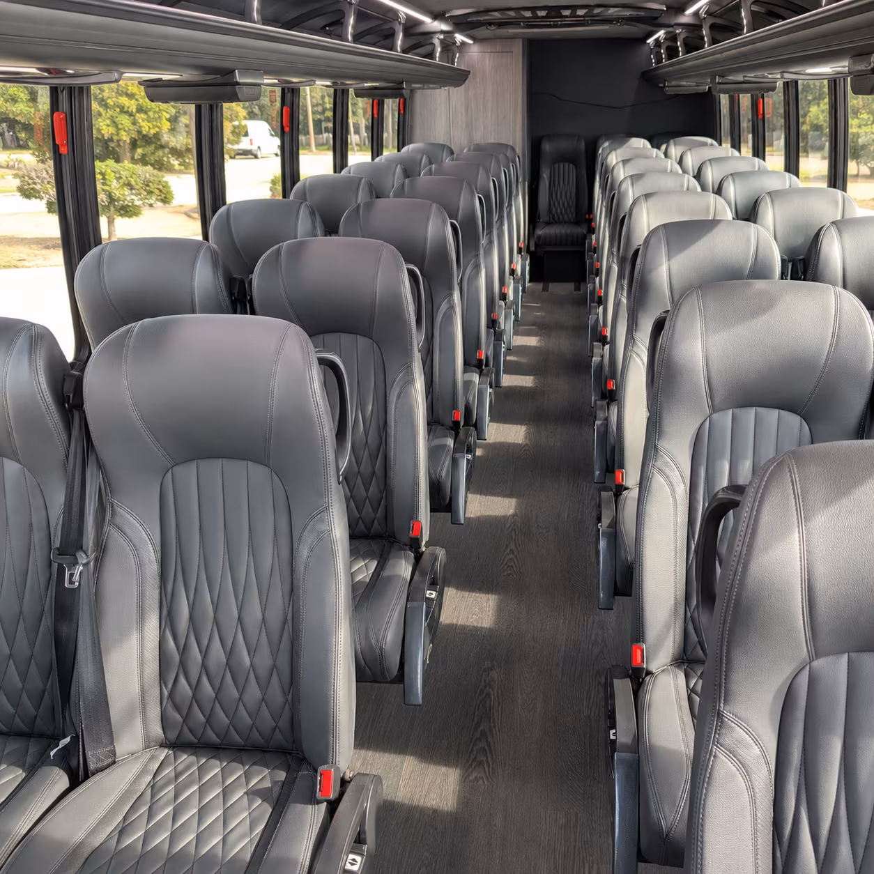 federal way 30 passenger minibus inside