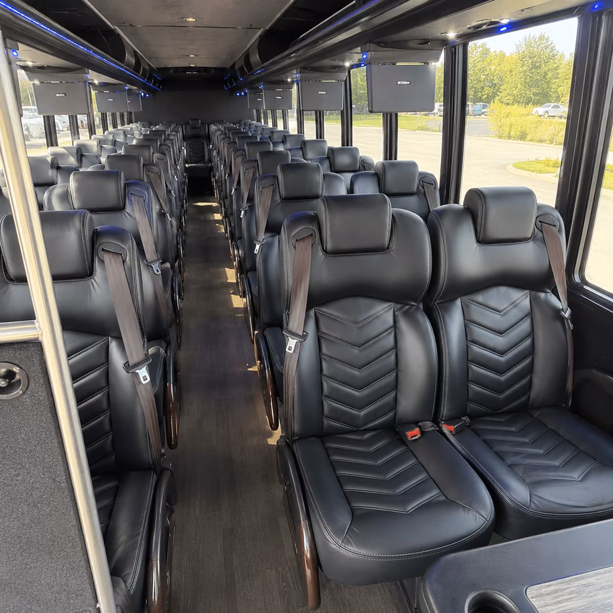 federal way 35 passenger minibus inside