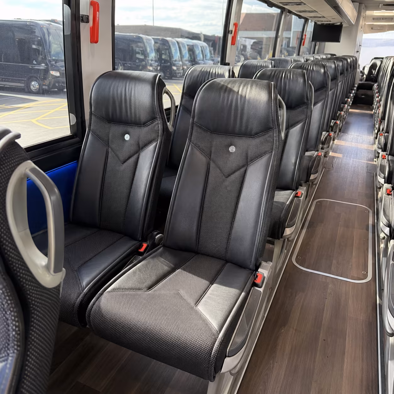 federal way 40 passenger charter bus interior