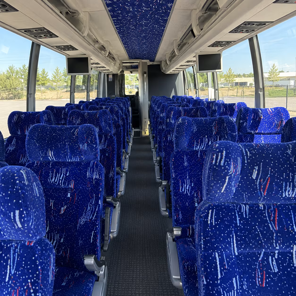 federal way charter bus inside
