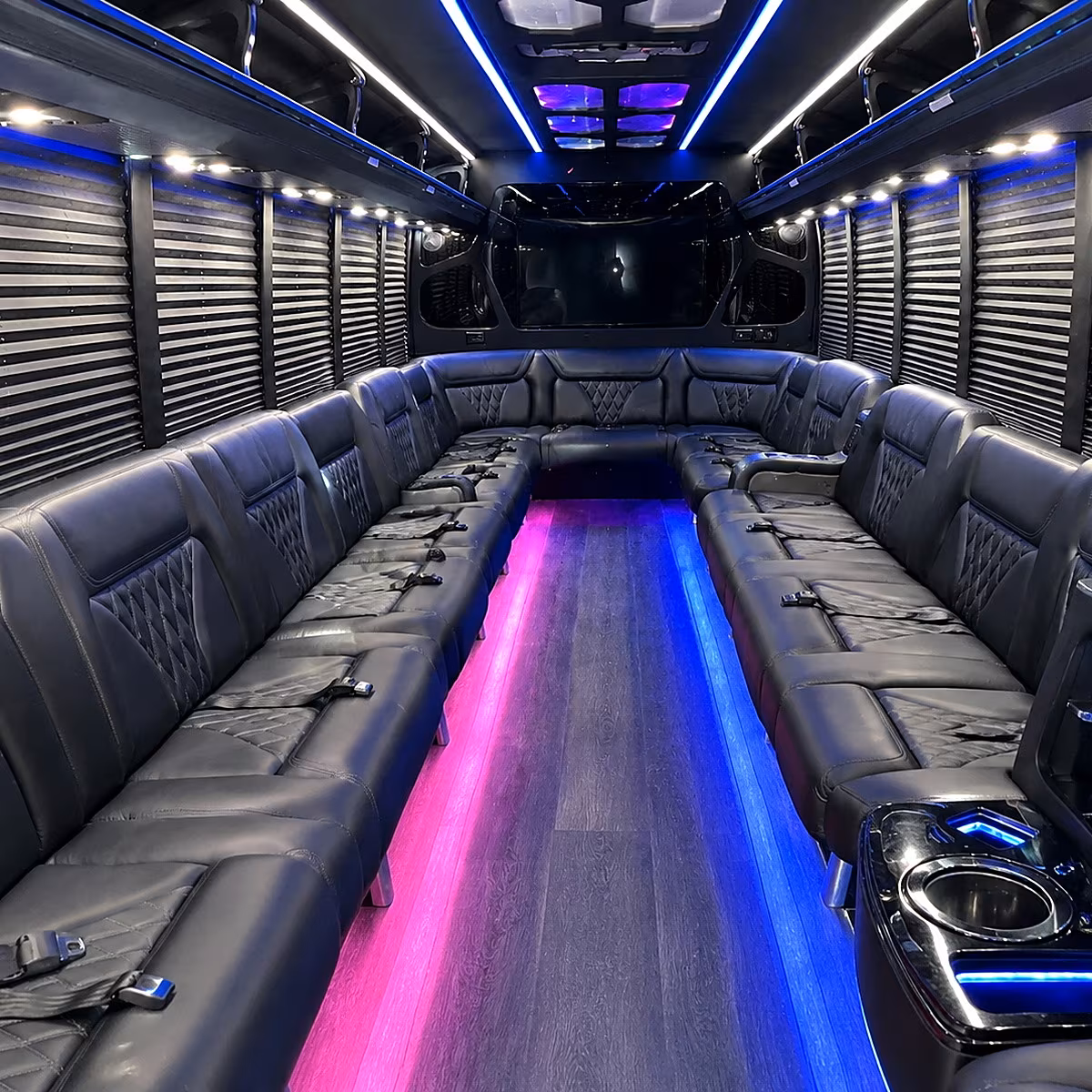 federal way party bus inside