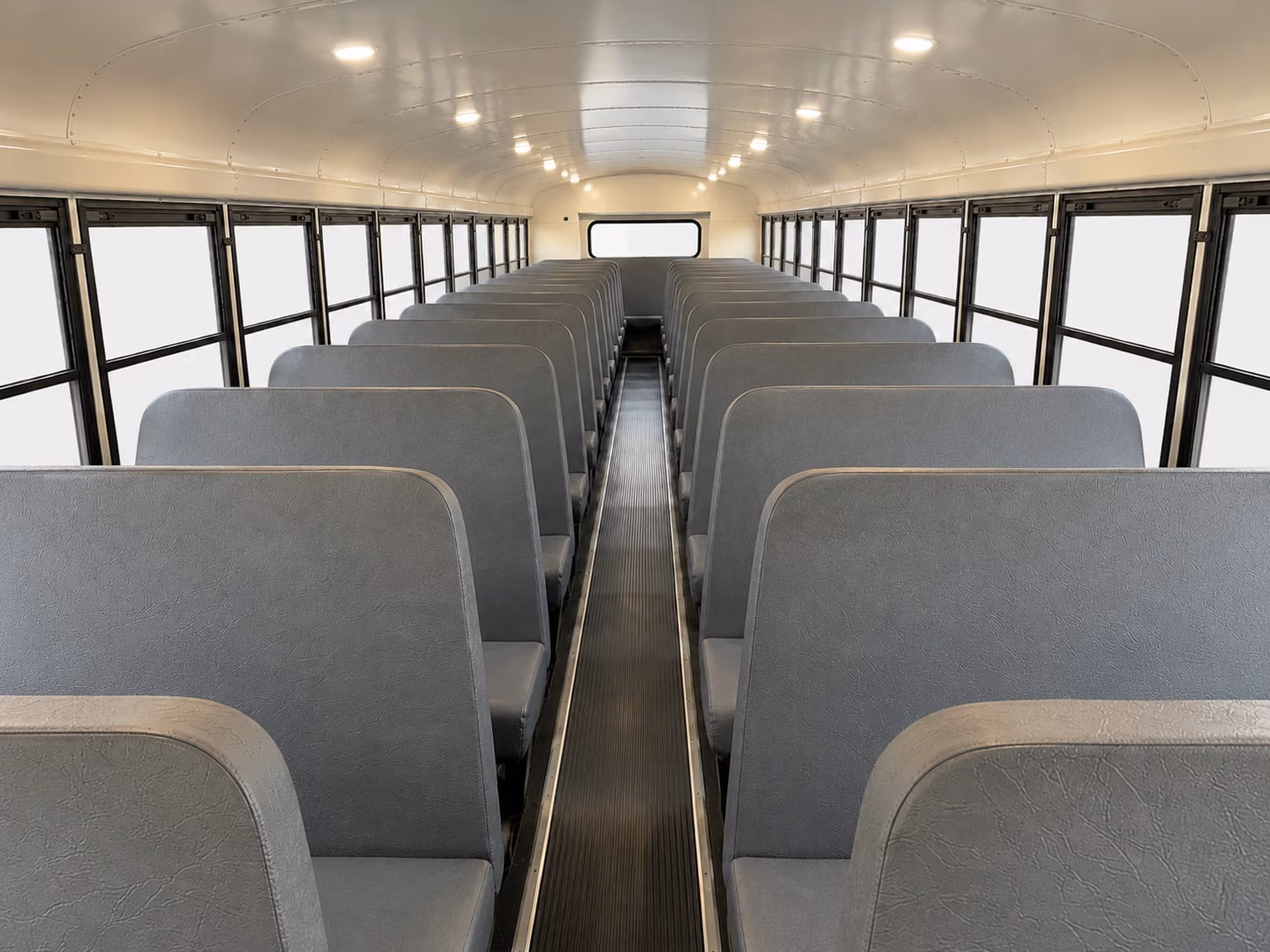 federal way school bus inside