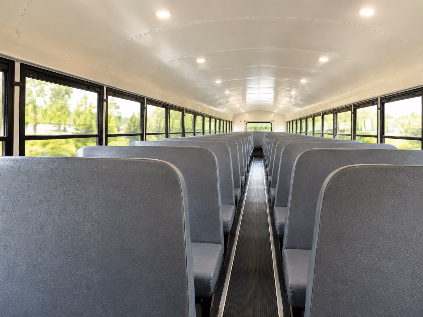 federal way school bus interior